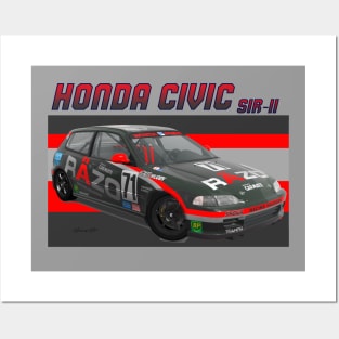 Civic SiR-II Posters and Art